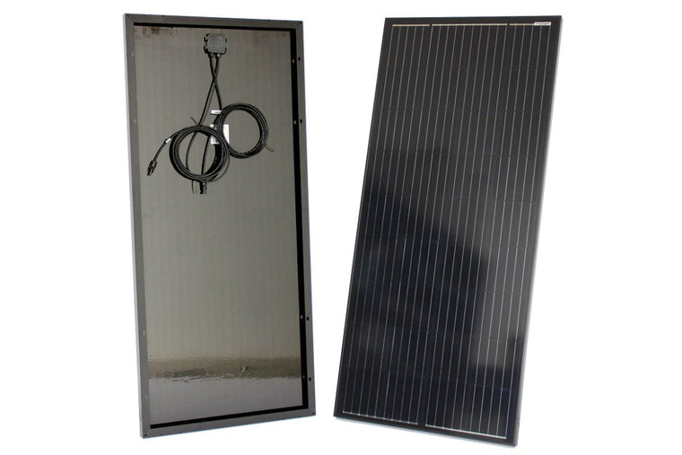 200 W 12 V Solcellepanel – Sort Monokrystallinsk - SejlStrøm