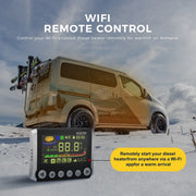 Sunster TB10 8 kW dieselfyr – Toolbox med WiFi og Bluetooth