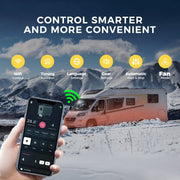 Sunster TB10 8 kW dieselfyr – Toolbox med WiFi og Bluetooth