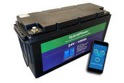 24 V 100 Ah LiFePO₄ Batteri med Bluetooth – Kraftfuld & Langtidsholdbar - SejlStrøm