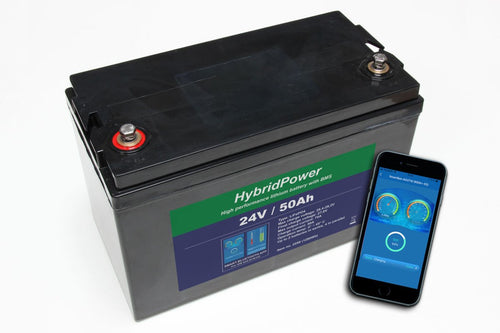 24 V 50 Ah LiFePO₄ Batteri med Bluetooth – Effektiv & Let Strømløsning - SejlStrøm