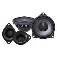 Alpine DP2-40C-B – 4" Hi-Res 2-way component speakers for BMW