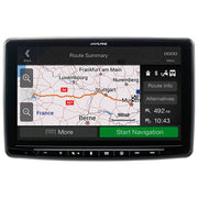 Alpine INE-F904DC – Halo9 med navi og truck kort – produktbillede 4