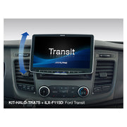 Alpine KIT-HALO-TRA7S – Halo installation kit for Ford Transit Custom