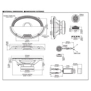 Alpine R2-S69C – 6x9" højttaler 2-vejs komponentsæt – produktbillede 10