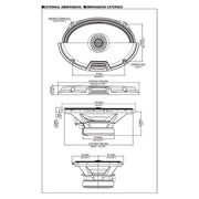 Alpine R2-S69 – 6x9" højttaler 2-vejs koaksial – produktbillede 8