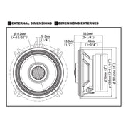 Alpine S2-S40 – 10 cm 2-way coaxial speaker