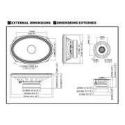 Alpine S2-S69C – 6 × 9" 2-way component speaker system