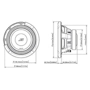 Alpine S2-W8D4 – 8" subwoofer dobbelt 4 ohm – produktbillede 6