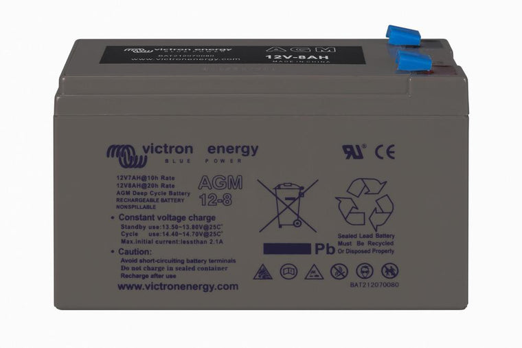 Battery - 12V/8Ah AGM Deep Cycle Batt. – produktfoto | SejlStrøm