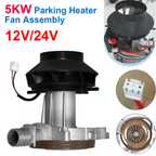 Sunster A211 12 V/24 V 2/5 kW blæsermotor til dieselfyr