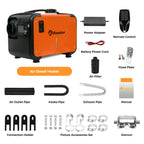 Sunster A2302BP 8 kW dieselfyr – alt-i-ét med Bluetooth