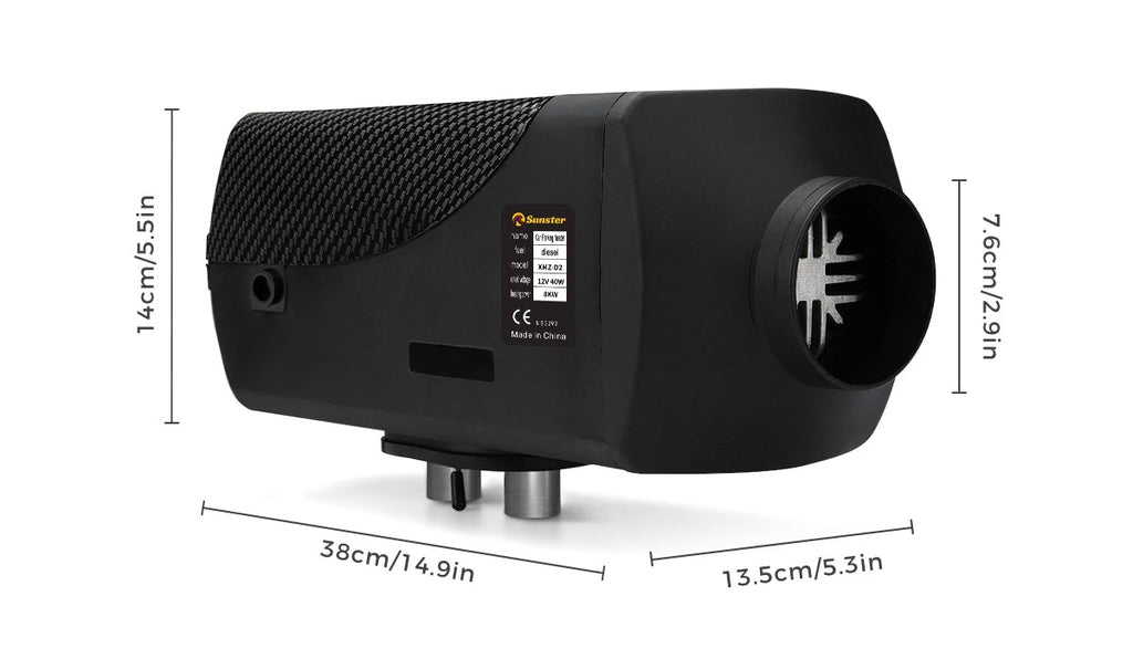 Sunster A2013S 2 kW dieselfyr – splitmodel