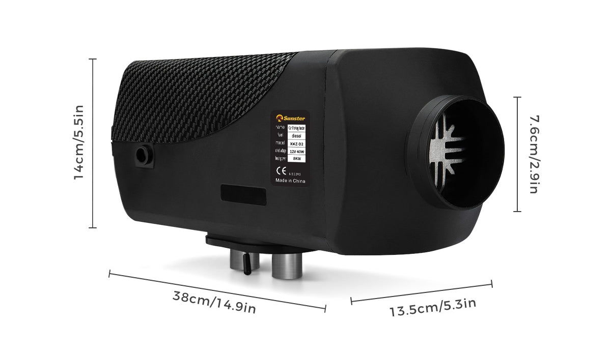 Sunster A2013S 2 kW dieselfyr – splitmodel