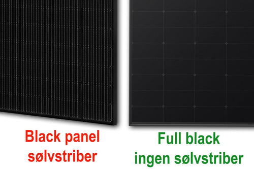 420 W Monokrystallinsk Solcellepanel – Sort (High - Efficiency) - SejlStrøm