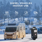 Sunster A2013S 2 kW dieselfyr – splitmodel