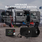 Sunster A2302BS 8 kW dieselfyr – splitmodel med Bluetooth
