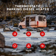 Sunster A2302BH 8 kW dieselfyr – alt-i-ét med Bluetooth