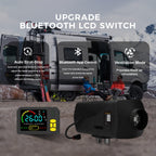 Sunster A2200BS 8 kW dieselfyr – splitmodel med Bluetooth