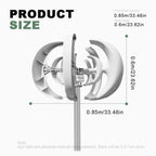 5000 W vertikal vindmølle 48 V med MPPT - controller – off - grid energiløsning - SejlStrøm