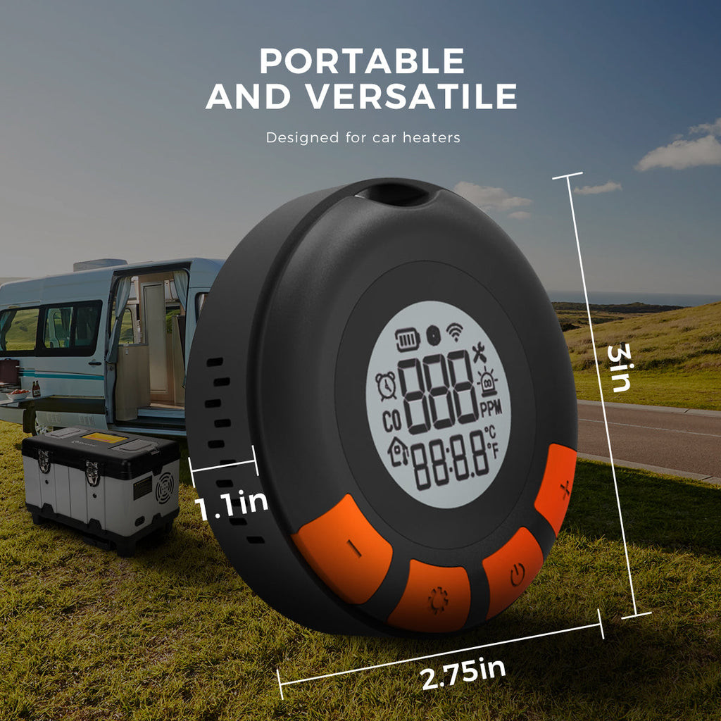 Sunster S-A2422 trådløs temperaturstyring med CO-alarm