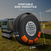 Sunster S-A2422 trådløs temperaturstyring med CO-alarm