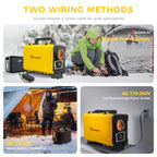 Sunster HTB1 8 kW dieselfyr – Toolbox med Bluetooth