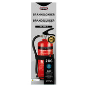 Housegard powder extinguisher – 2 kg, 13A 89B C with bracket