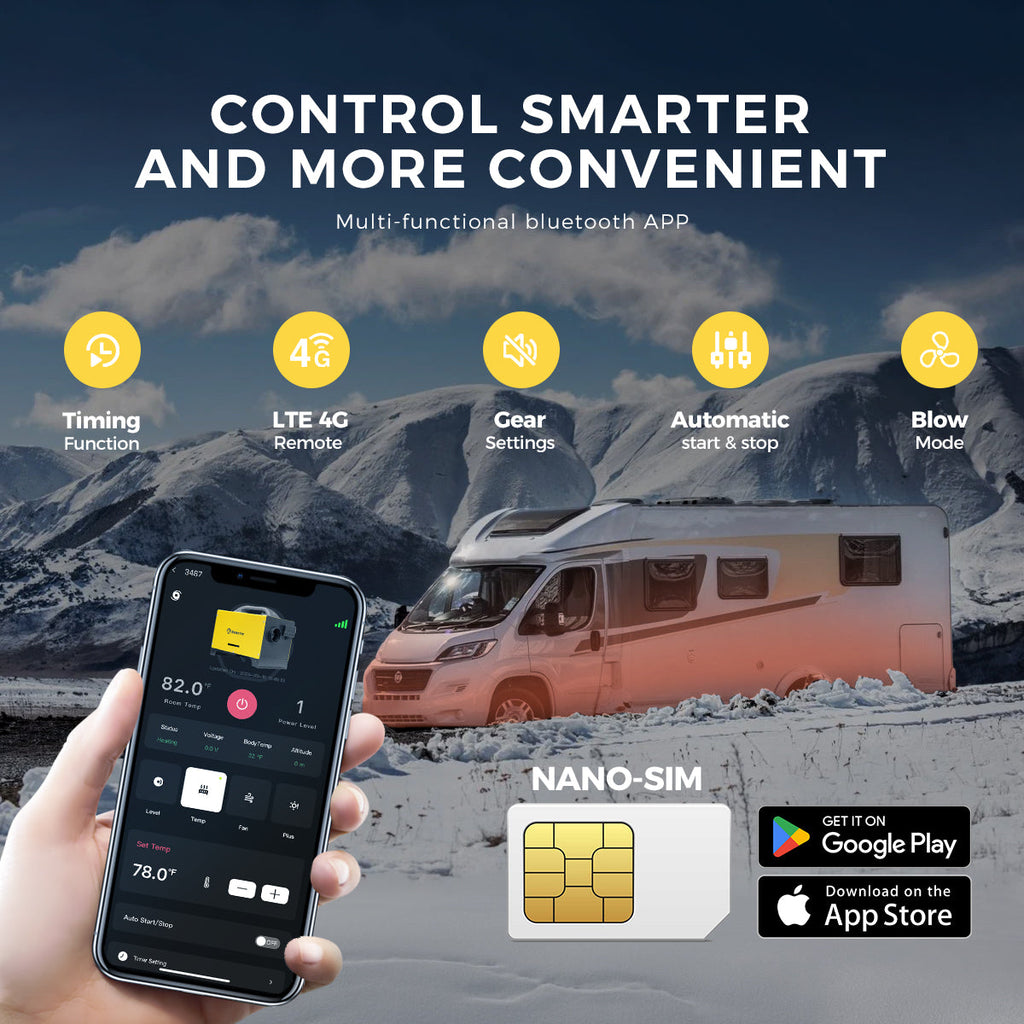 Sunster DIESEL 8 kW dieselfyr – alt-i-ét med GSM/LTE