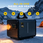 Sunster TP BW 8 kW dieselfyr – alt-i-ét med WiFi og Bluetooth