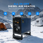 Sunster TR B2 8 kW dieselfyr – alt-i-ét med Bluetooth