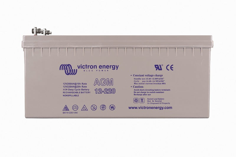 12V/220Ah AGM Deep Cycle Batt. (M8)