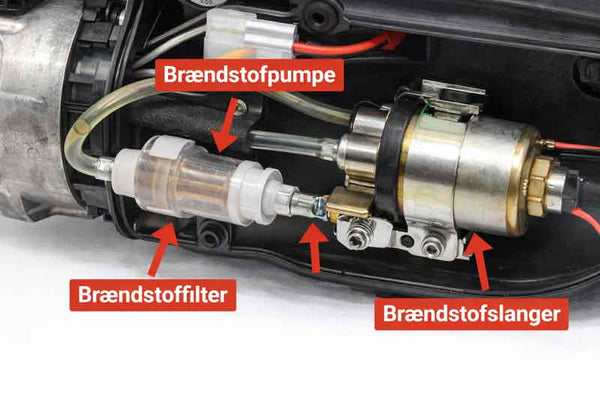 Kontrol af brændstofsystem til dieselvarmer