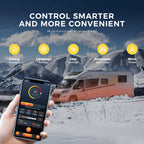 Sunster HTB1 8 kW dieselfyr – Toolbox med Bluetooth