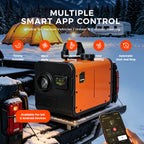 Sunster TP W1 8 kW dieselfyr – alt-i-ét med WiFi og Bluetooth