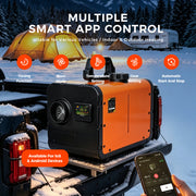 Sunster TP W1 8 kW dieselfyr – alt-i-ét med WiFi og Bluetooth