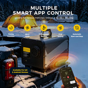 Sunster TP RO 9 kW diesel heater – all-in-one with WiFi, Bluetooth, and CO monitoring