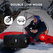 Sunster SH B2 2 kW dieselfyr – splitmodel med Bluetooth