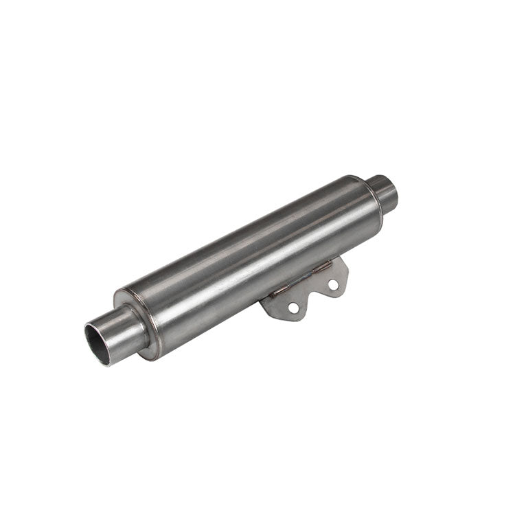 Exhaust pipe silencer with mounting kit ø24mm