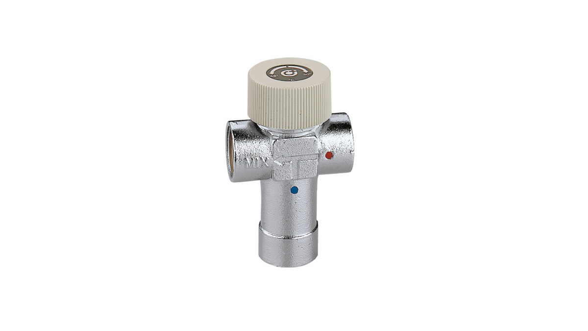 AUTOTERM Adjustable thermostatic mixing valve – 3 × 1/2″