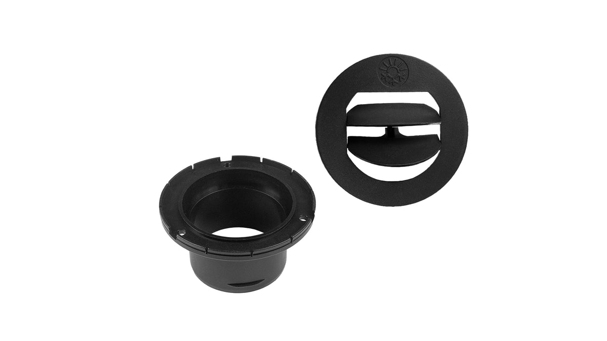 AUTOTERM Luftdysesæt – Ø 60 mm, with flange: ATR2-FD60-BK