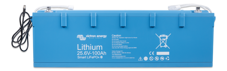 LiFePO4 Battery 25,6V/100Ah Smart – produktfoto | SejlStrøm