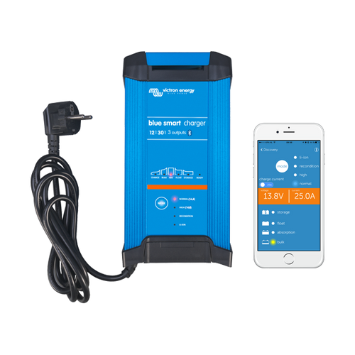Blue Smart IP22 Charger 12/30 (3), 12VDC/30A, 3 udgange