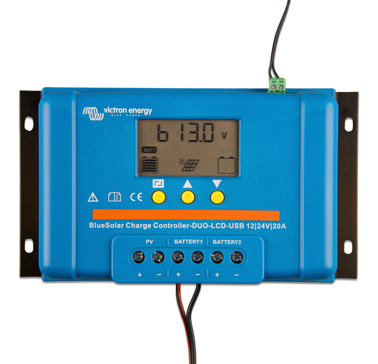 BlueSolar PWM DUO-LCD&USB 12/24V-20A – produktfoto | SejlStrøm