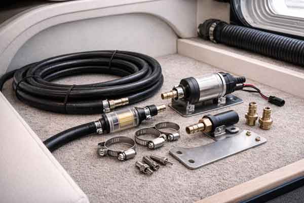 Fuel system for diesel heaters
