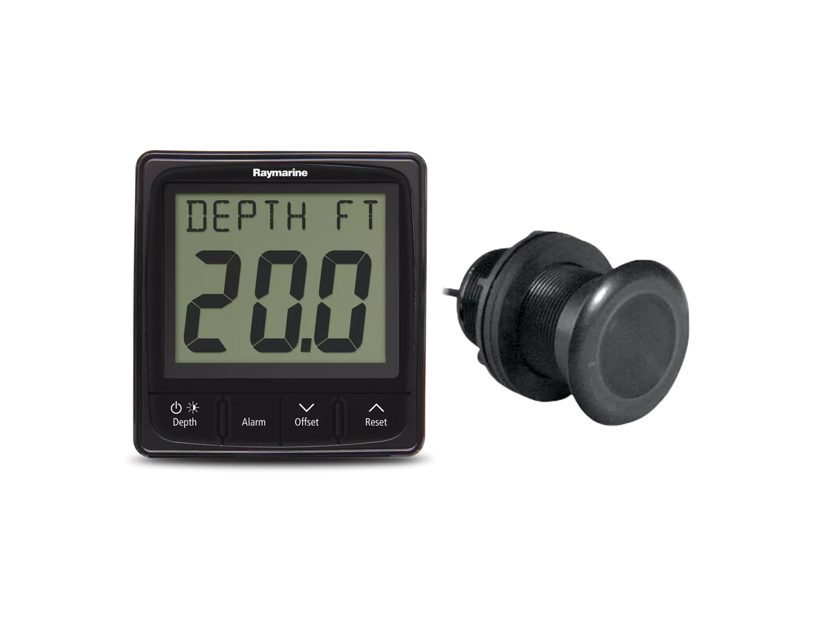 Raymarine i50-dybdepakke, med gennemføringstransducer