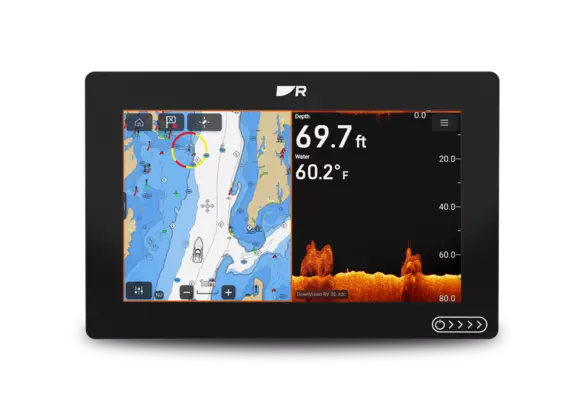 Raymarine Axiom 2 | 9" display | RealVision 3D sonar | Nordeuropa – officielt Raymarine-produktbillede