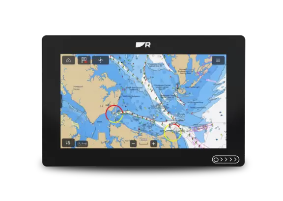 Raymarine Axiom 2 – 9" display – Middelhavet