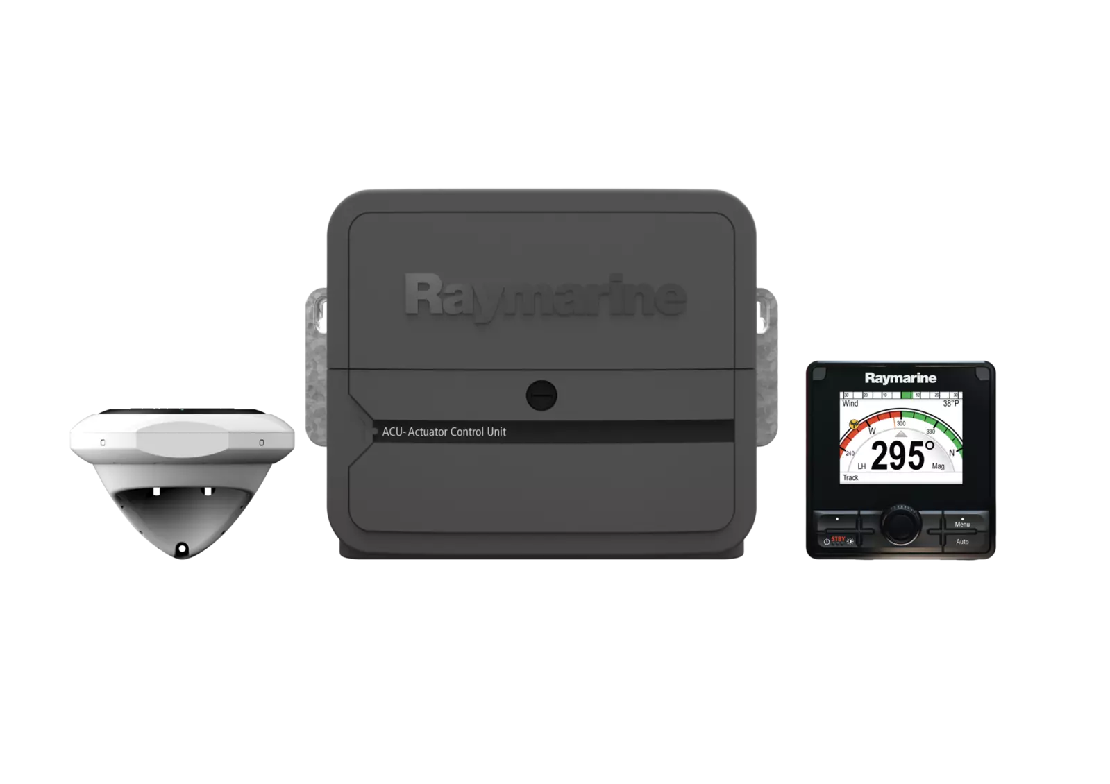 Raymarine EV-400 Power – autopilotpakke til stor motorbåd – officielt Raymarine-produktbillede