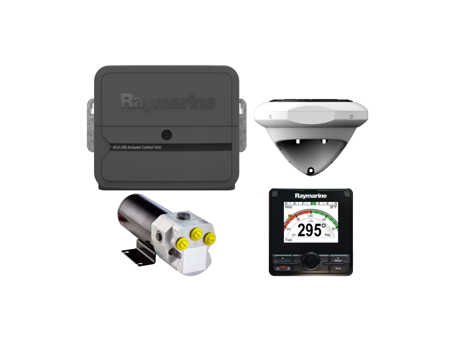 Raymarine EV-200 Hydraulic – autopilotpakke med hydraulik – officielt Raymarine-produktbillede